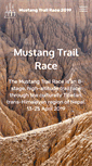 Mobile Screenshot of mustangtrailrace.com